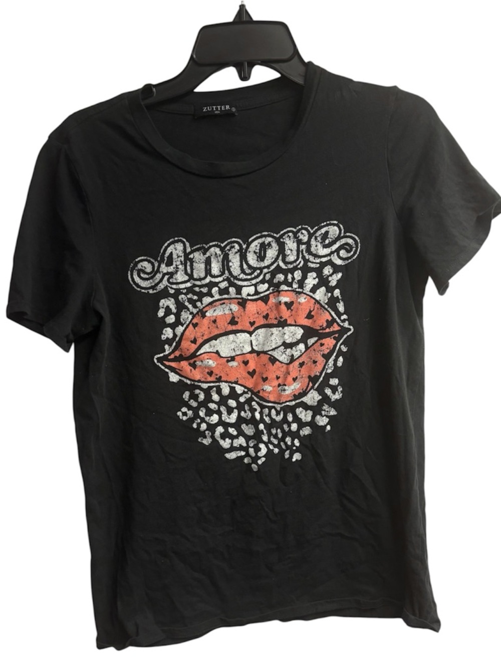Zutter USA 100% Cotton Amore Graphic T-Shirt Size Small